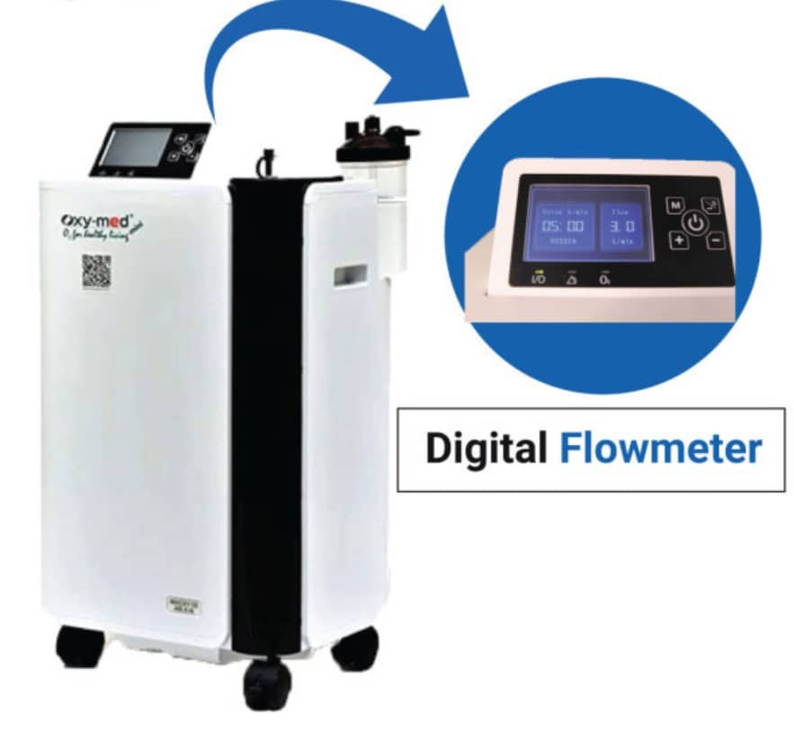 Oxymed Oxygen concentrator with digital display